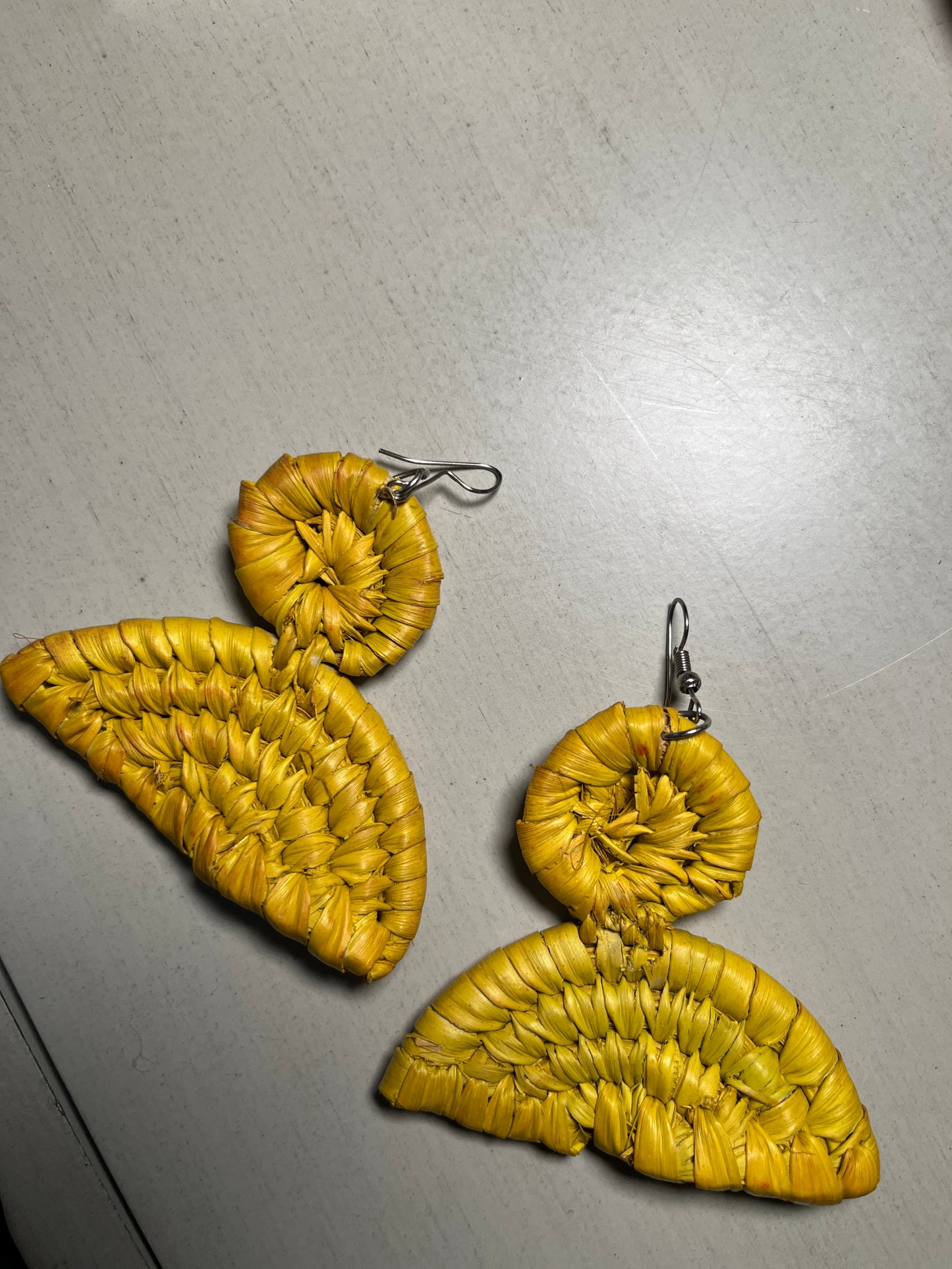 Raffia Earrings- Sunrise