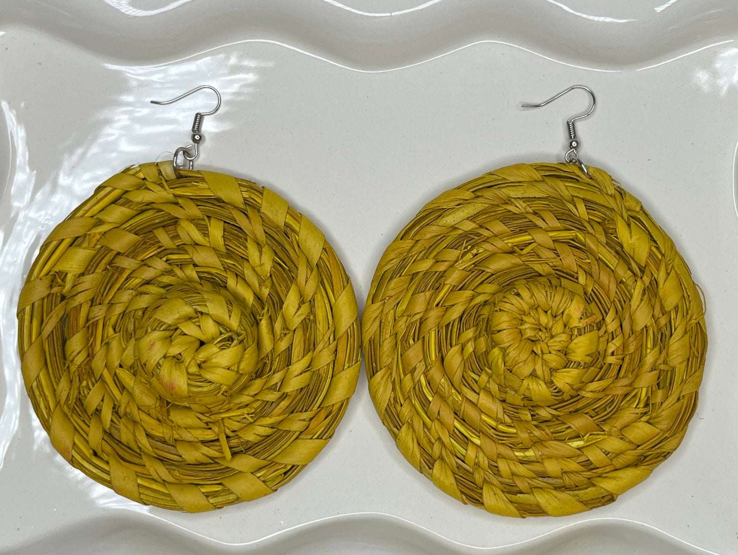 Cymballic- Raffia Earrings