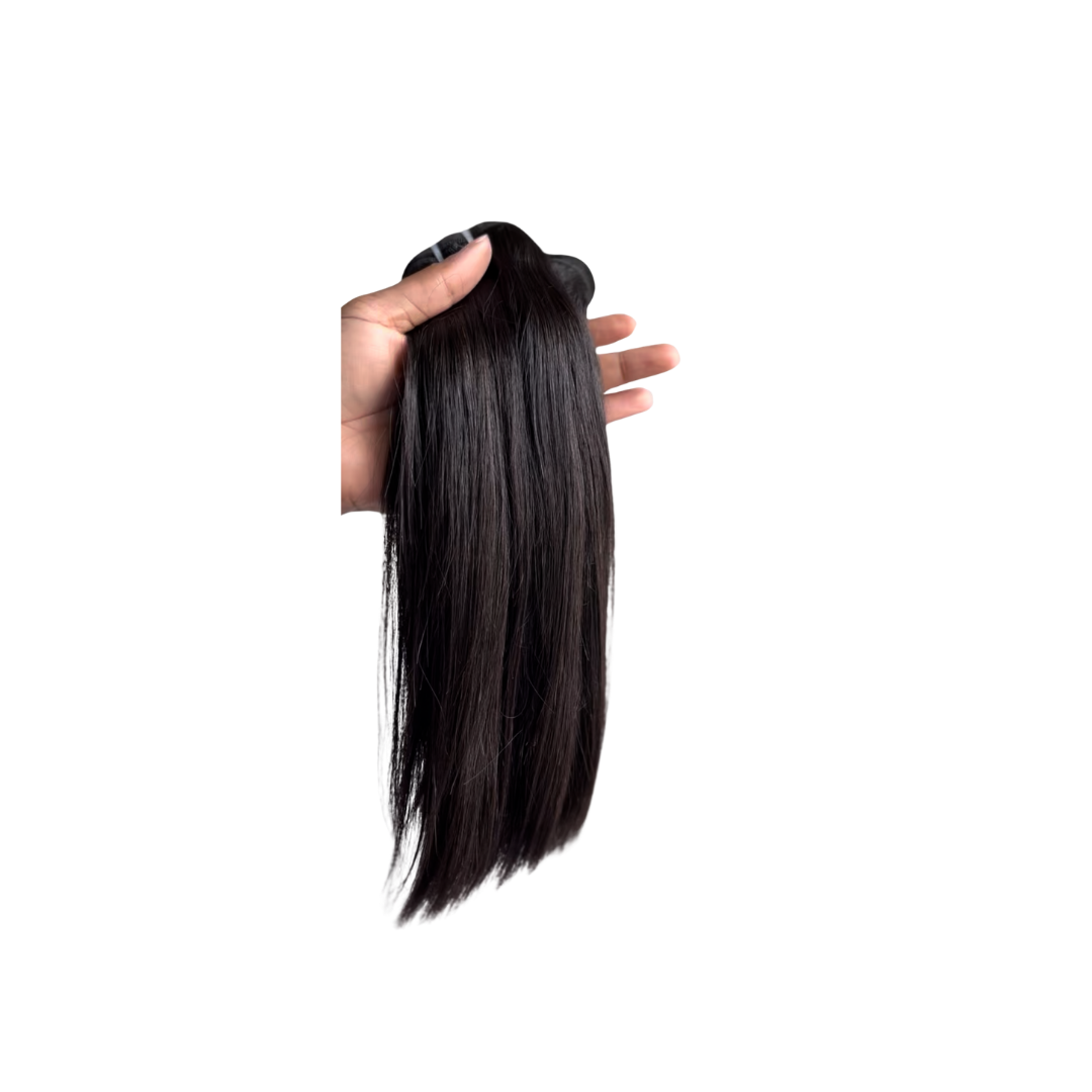 Double Drawn Slick Straight Bundles