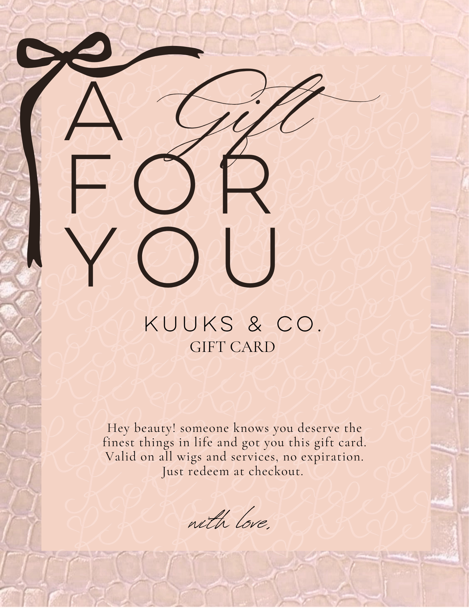 Kuuks & Co. Gift Card